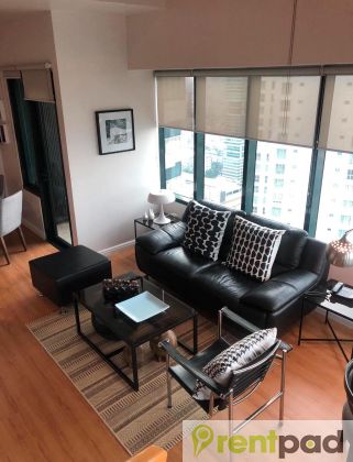 classic but modern loft type one bedroom Unit at One Rockwell