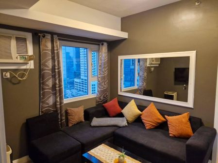 Fully Furnished 2 Bedroom Unit at Trion Towers for Rent