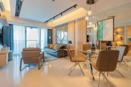1BR NICELY INTERIORED UNIT IN ONE UPTOWN RESIDENCES
