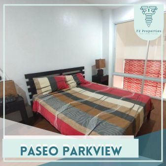 Fully Furnished studio type 1 bathroom Paseo Parkview