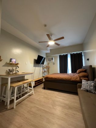 Fully Furnished Studio for Rent in Vinia Residences Quezon City