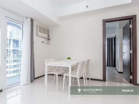 Fully Furnished 2BR Unit in Trion Tower Bgc
