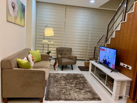 Fully Furnished 1 Bedroom Unit at The Currency Towers for Rent