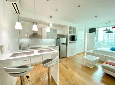 Fully Furnished Studio Unit at Park Terraces for Rent