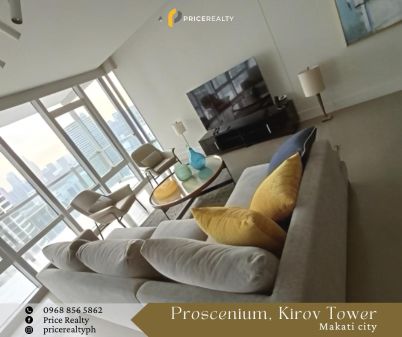 3 BR fully furnished unit at The Proscenium at Rockwell  Kirov To