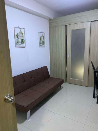 Pool Facing 1 Bedroom Furnished with Balcony in Shore Residences