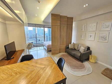 Fully Furnished Studio Unit at Paseo Parkview Suites for Rent
