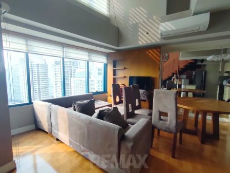 Fully Furnished 1BR Loft Unit for Lease at One Rockwell West Towe