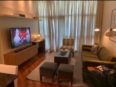 For Lease 1BR with Parking 70sqm in Manansala Rockwell Makati