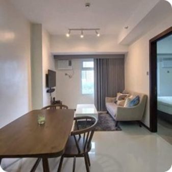 Fully Furnished 1 Bedroom Unit at Trion Towers for Rent
