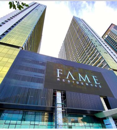 Fully Furnished 1 Bedroom Unit at Fame Residences for Rent
