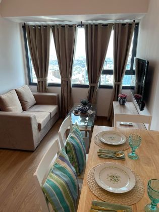 Fully Furnished 1 Bedroom Unit at The Rise Makati for Rent