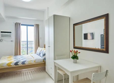 For Rent Fully Furnished Studio with Balcony at The Courtyard 