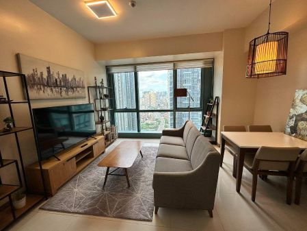 Fully Furnished 2 Bedroom Unit at One Uptown Residence for Rent