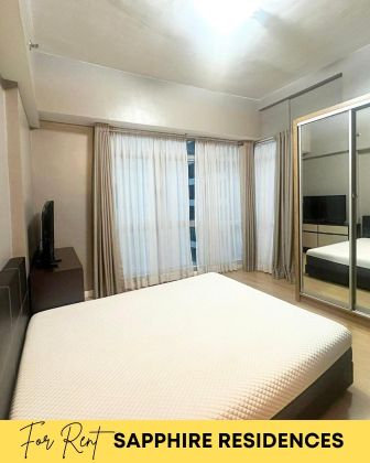 Fully Furnished 2 Bedroom Unit at Sapphire Residences Bgc