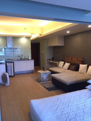 Fully Furnished 1 Bedroom Unit at The Malayan Plaza for Rent