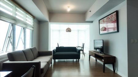 Fully Furnished 2 Bedroom Unit at Two Serendra High Rise