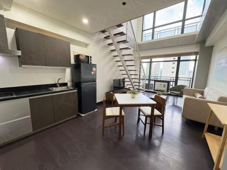 Gramercy Residences Furnished 1BR Loft for Lease 24th Floor