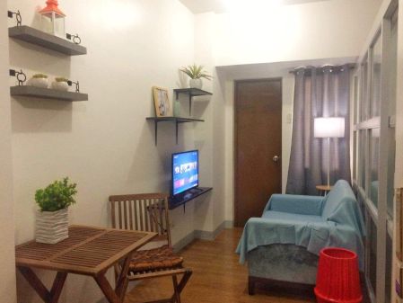 Fully Furnished 1BR Unit with Balcony in Pines Peak Tower