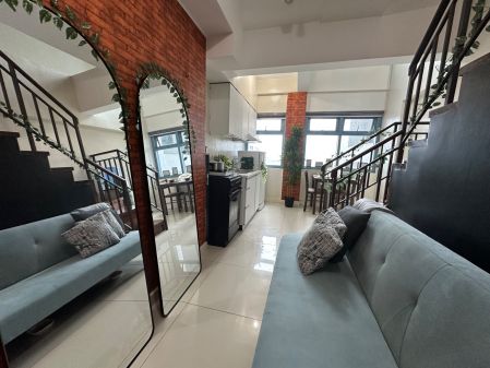 Furnished Loft with 2 Bathrooms at Eton Parkview Greenbelt Makati