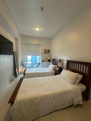 Fully Furnished Studio Unit at The Currency Towers for Rent