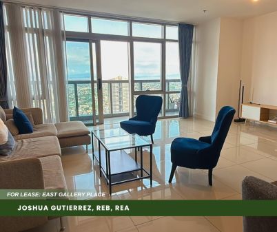 For Lease High Floor Fully Furnished 2 Bedroom Condo Unit at Eas
