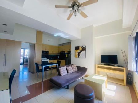 Fully Furnished 1 Bedroom Unit at BSA Tower for Rent