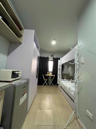 Fully Furnished Studio Unit with Double Deck with Roll Up Bed