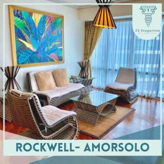 Fully Furnished 2 bedroom 2 bathroom Amorsolo Rockwell