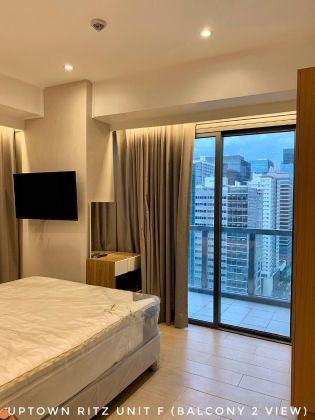 Fully Furnished 2 Bedroom Unit at Uptown Ritz for Rent