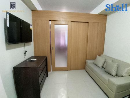Fully Furnished 1 Bedroom Unit at Shell Residences for Rent