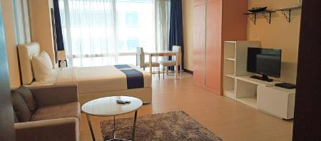 Fully Furnished Studio Unit at Two Central for Rent