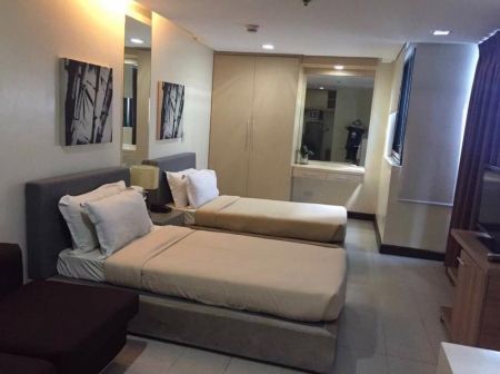 Fully Furnished Studio Unit at BSA Twin Towers for Rent