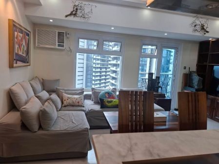 Fully Furnished 2BR with Maids Room at Trion Tower 3