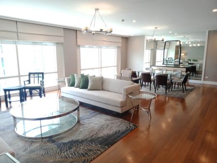 Fully Furnished 3 Bedroom Unit at One Roxas Triangle for Rent