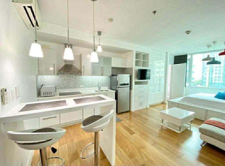 Fully Furnished Studio Unit at Park Terraces for Rent