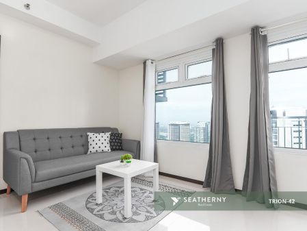 Fully Furnished 2BR Unit in Trion Tower 3