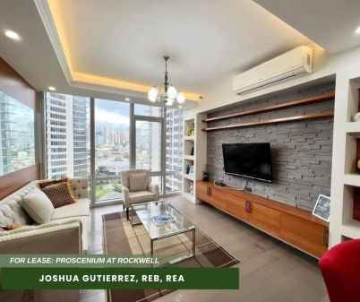 For Lease Fully Furnished 3BR Condo Unit with Maids Room