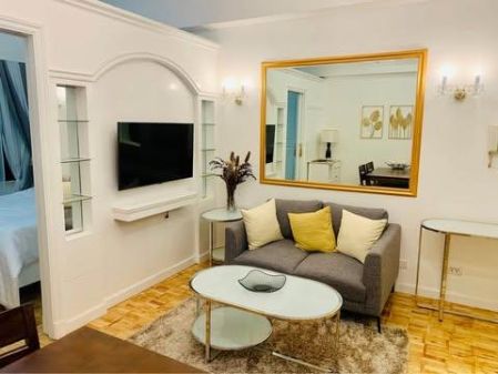 Fully Furnished 1 Bedroom Unit at BSA Tower for Rent