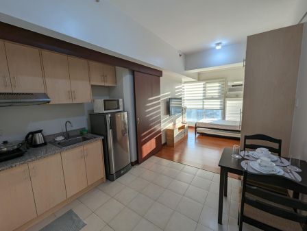 Fully Furnished Studio Unit at Paseo De Roces Condominiums