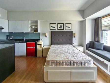 Fully Furnished Studio Unit at Two Serendra for Rent