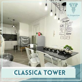 Fully Furnished 2 bedroom 1 bathroom Classica Tower 