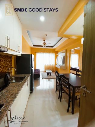 Fully Furnished 1 Bedroom for Rent in Grace Residences Taguig