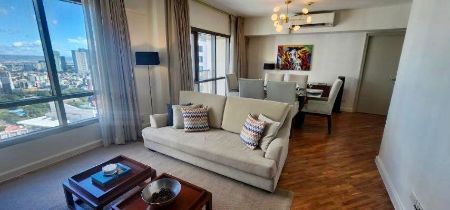 Fully Furnished 3 Bedroom Unit at Joya Lofts and Towers for Rent