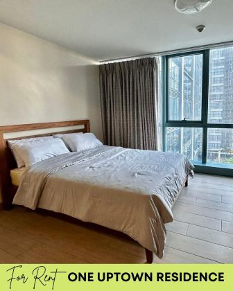 Fully Furnished 1 Bedroom at One Uptown Residence Bgc for Rent