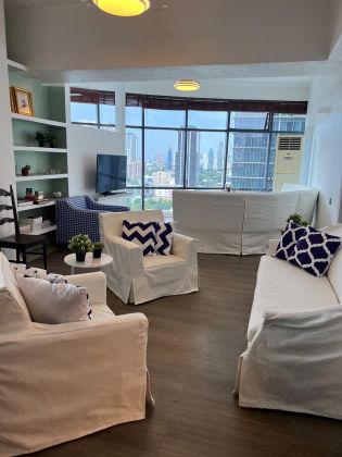 Fully Furnished 3 Bedroom Unit at The Malayan Plaza for Rent