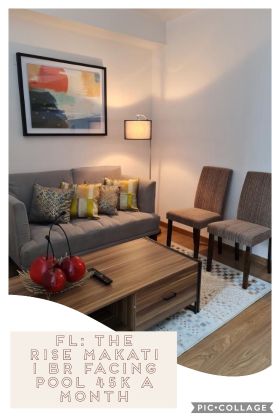 Fully Furnished 1 Bedroom in The Rise Makati
