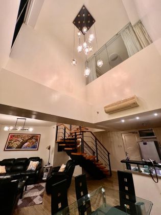 Fully Furnished 2BR Loft Type Unit In One Rockwell for Rent