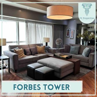 Fully Furnished with 3 bedrooms  1 bathroom  at Forbes Tower 