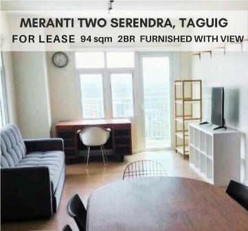 Two Serendra Meranti BGC 1BR for Rent 